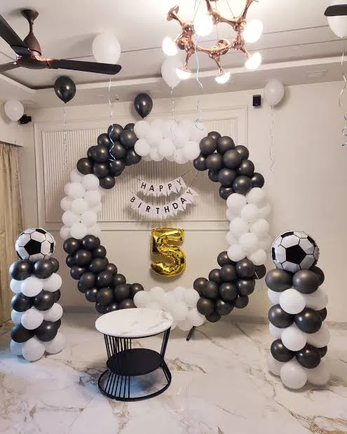 Football Theme Ring Balloon Decoration for Kids Birthday